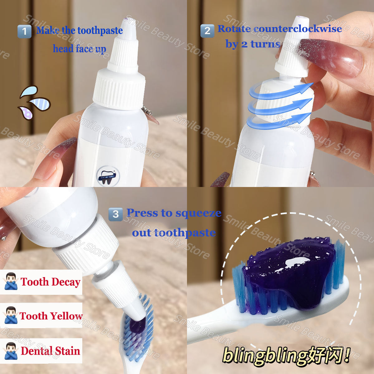 Teeth Whitening Enzyme Toothpaste